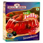 BLUE BIRD VEG JELLY STRAWBERRY 100GM